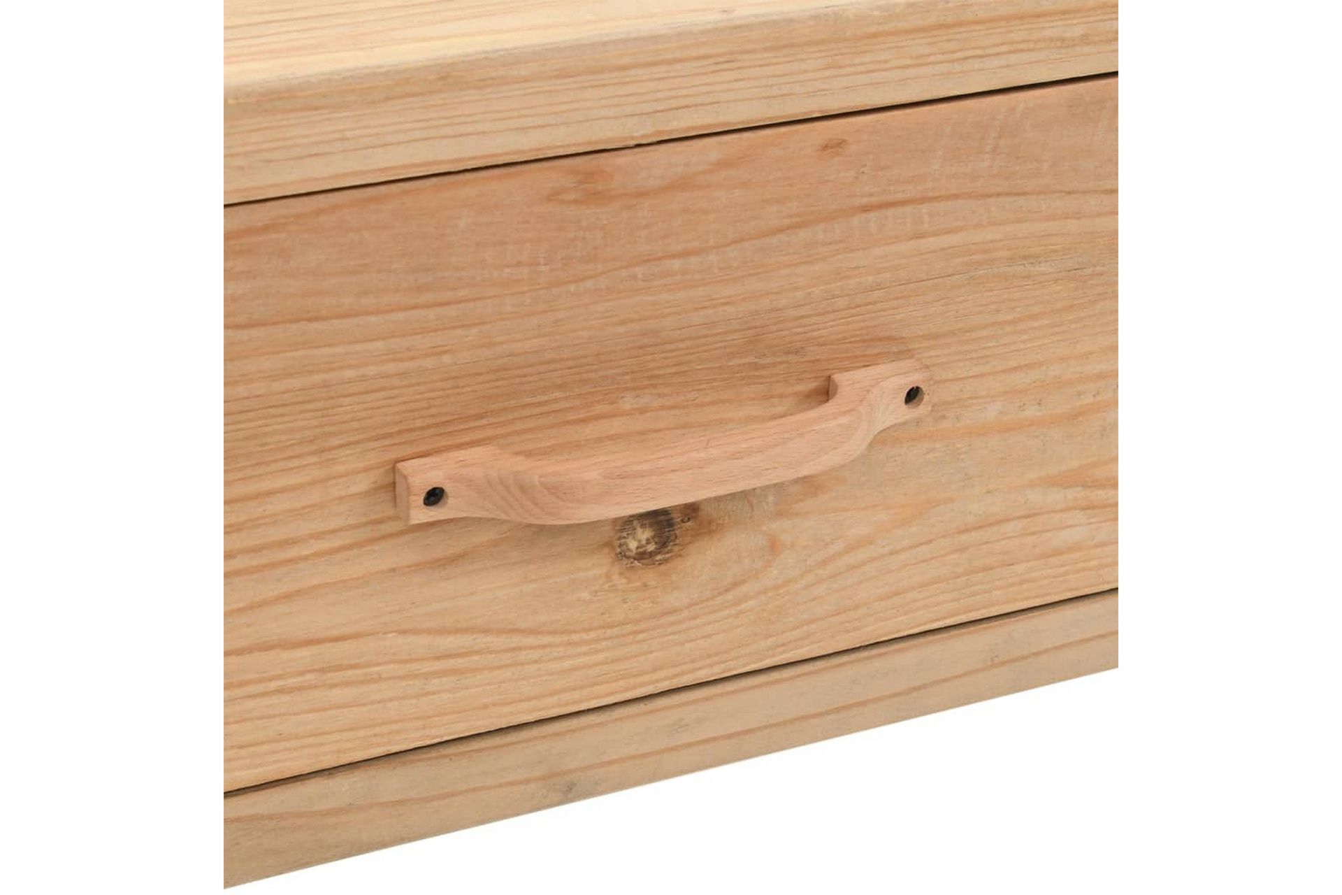 TV-benk 110x33x35 cm heltre gran - Brun - Møbler - Mediamøbel & tv møbel - TV-benk & mediabenk