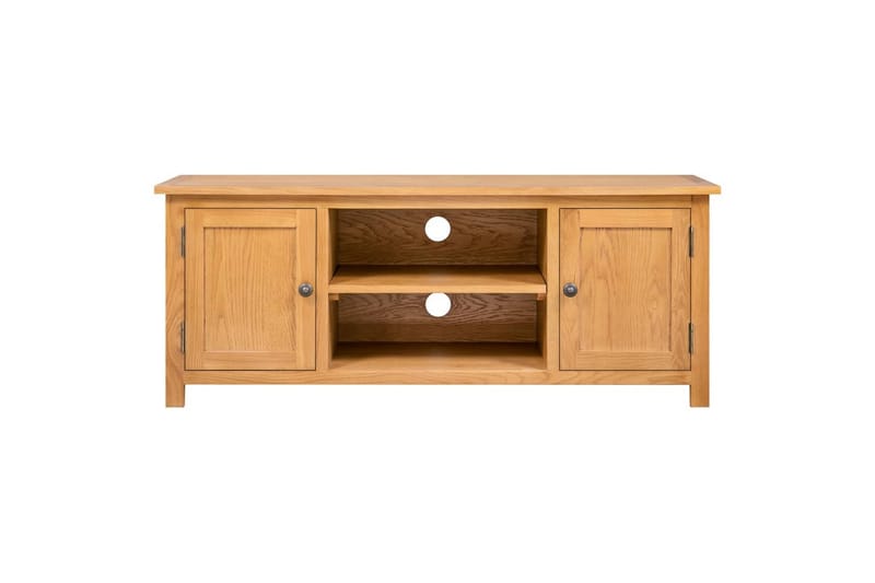 TV-benk 110x35x44 cm heltre eik - Brun - Møbler - Mediamøbel & tv møbel - TV-benk & mediabenk