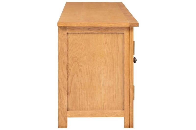 TV-benk 110x35x44 cm heltre eik - Brun - Møbler - Mediamøbel & tv møbel - TV-benk & mediabenk