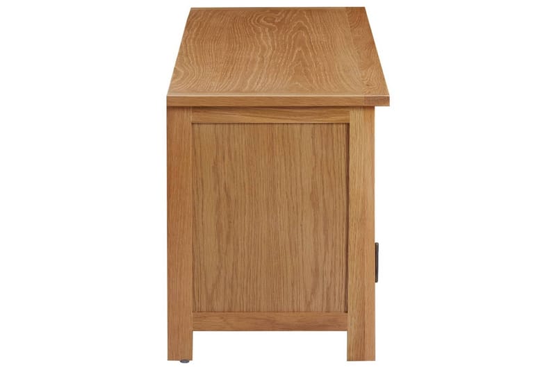 TV-benk 110x35x44 cm heltre eik - Brun - Møbler - Mediamøbel & tv møbel - TV-benk & mediabenk
