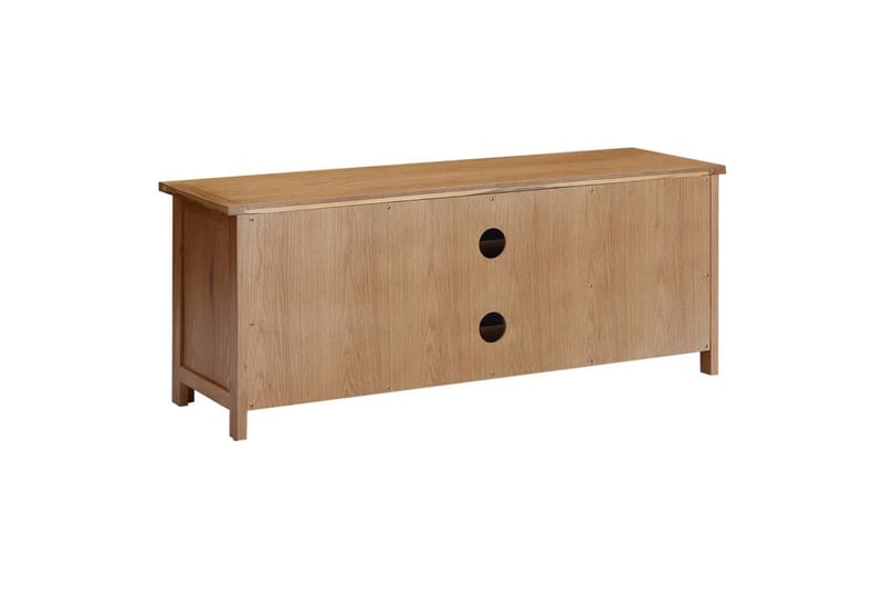 TV-benk 110x35x44 cm heltre eik - Brun - TV-benk & mediabenk