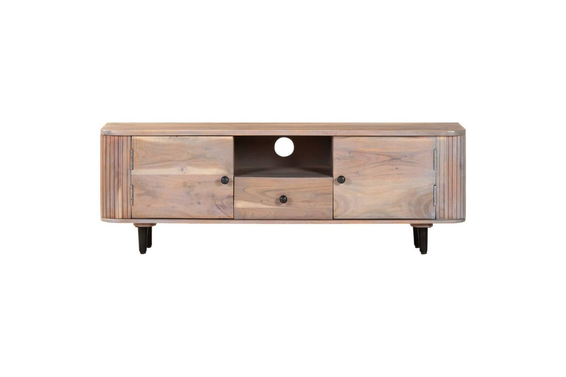 TV-benk 118x30x40 cm heltre akasie - Brun - Møbler - Mediamøbel & tv møbel - TV-benk & mediabenk