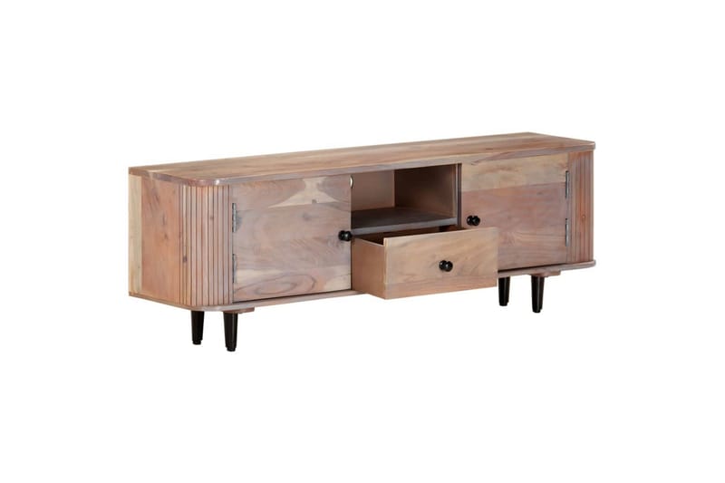 TV-benk 118x30x40 cm heltre akasie - Brun - Møbler - Mediamøbel & tv møbel - TV-benk & mediabenk