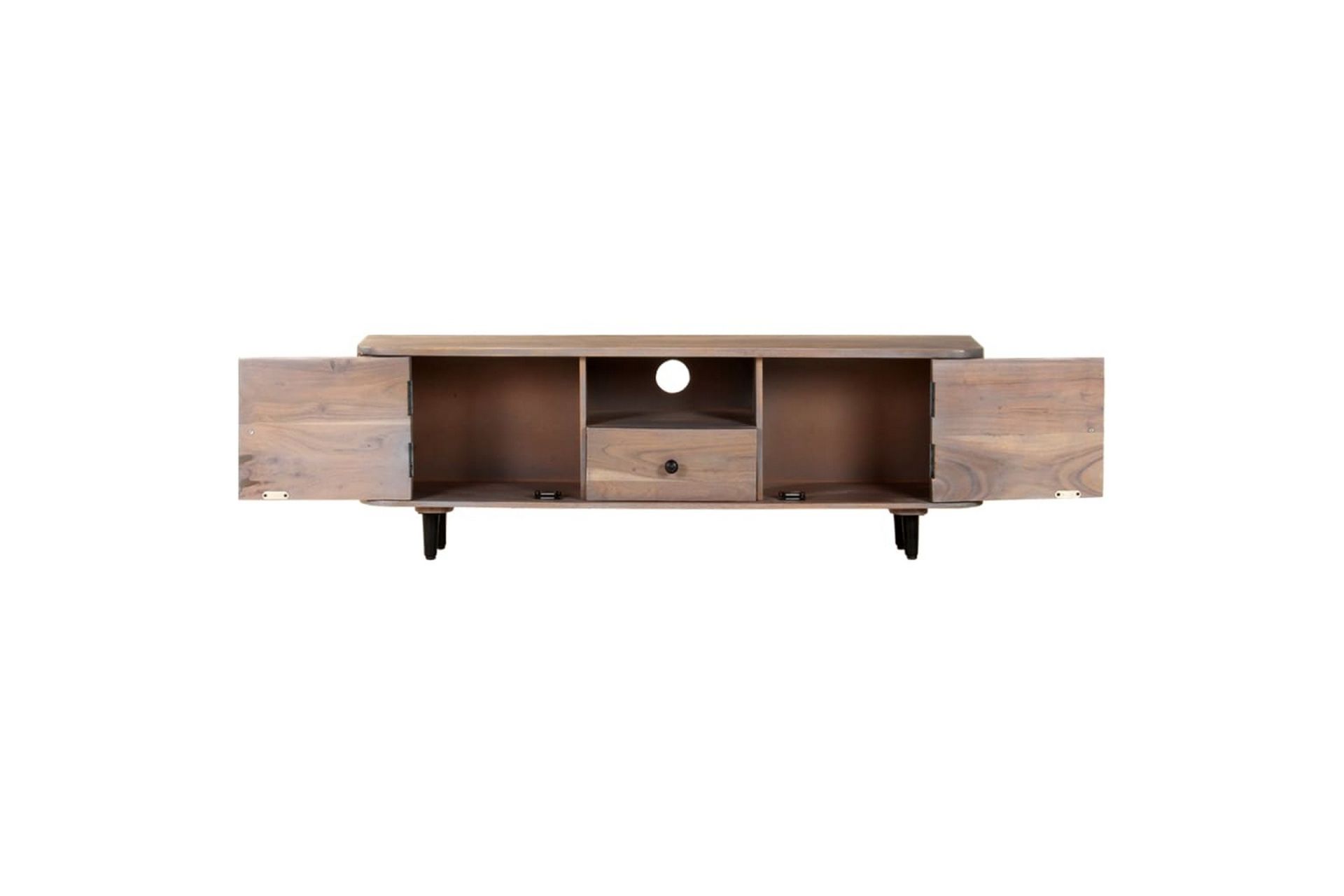 TV-benk 118x30x40 cm heltre akasie - Brun - Møbler - Mediamøbel & tv møbel - TV-benk & mediabenk