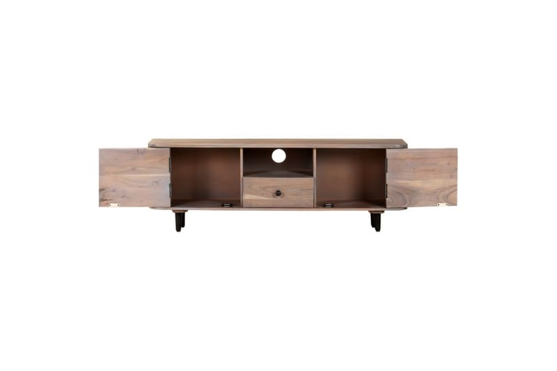 TV-benk 118x30x40 cm heltre akasie - Brun - Møbler - Mediamøbel & tv møbel - TV-benk & mediabenk