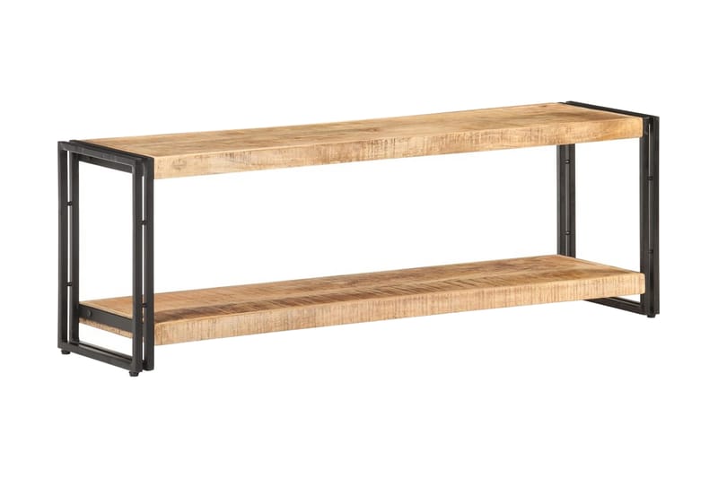 TV-benk 120x30x40 cm grovt mangotre - Møbler - Mediamøbel & tv møbel - TV-benk & mediabenk