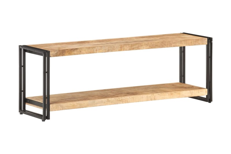 TV-benk 120x30x40 cm grovt mangotre - Møbler - Mediamøbel & tv møbel - TV-benk & mediabenk