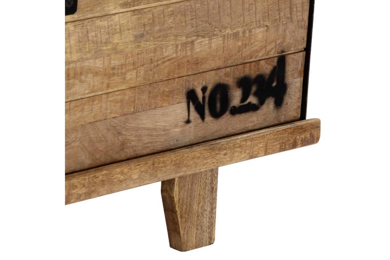 TV-benk 120x30x40 cm heltre mango - Brun - Møbler - Mediamøbel & tv møbel - TV-benk & mediabenk