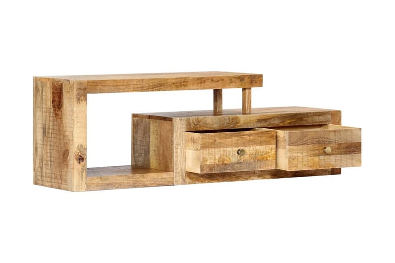 TV-benk 120x30x40 cm heltre mango - Brun - Møbler - Mediamøbel & tv møbel - TV-benk & mediabenk