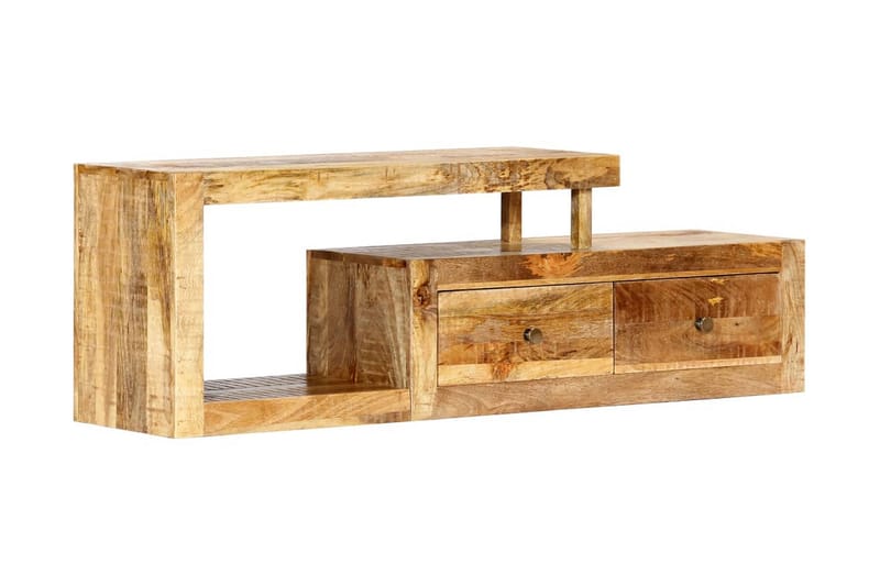 TV-benk 120x30x40 cm heltre mango - Brun - Møbler - Mediamøbel & tv møbel - TV-benk & mediabenk