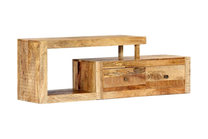 TV-benk 120x30x40 cm heltre mango - Brun - Møbler - Mediamøbel & tv møbel - TV-benk & mediabenk