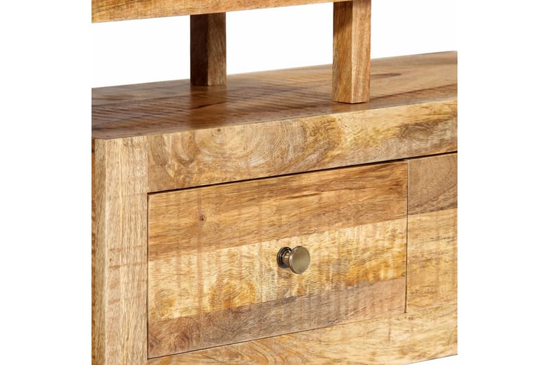 TV-benk 120x30x40 cm heltre mango - Brun - Møbler - Mediamøbel & tv møbel - TV-benk & mediabenk