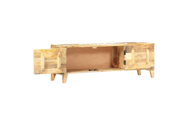 TV-benk 120x30x40 cm heltre mango - Brun - Møbler - Mediamøbel & tv møbel - TV-benk & mediabenk