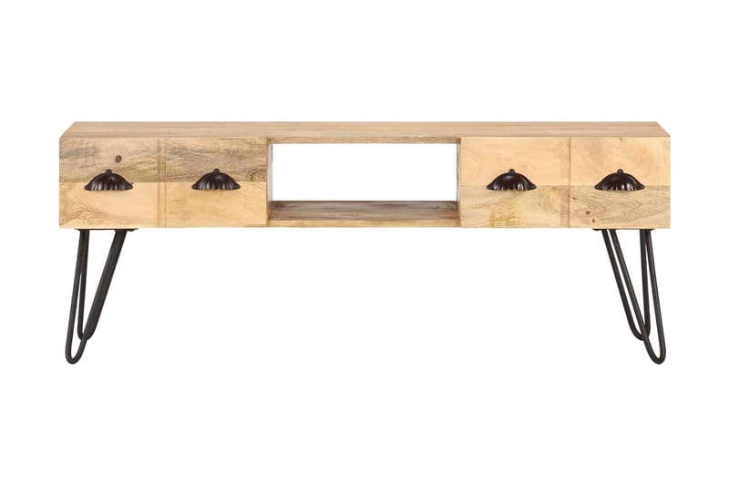 TV-benk 120x35x45 cm heltre mango - Møbler - Mediamøbel & tv møbel - TV-benk & mediabenk
