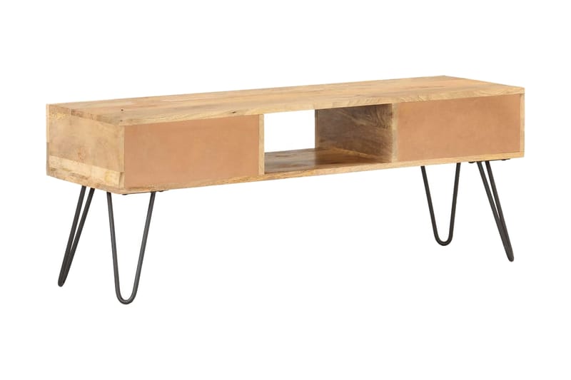 TV-benk 120x35x45 cm heltre mango - Møbler - Mediamøbel & tv møbel - TV-benk & mediabenk