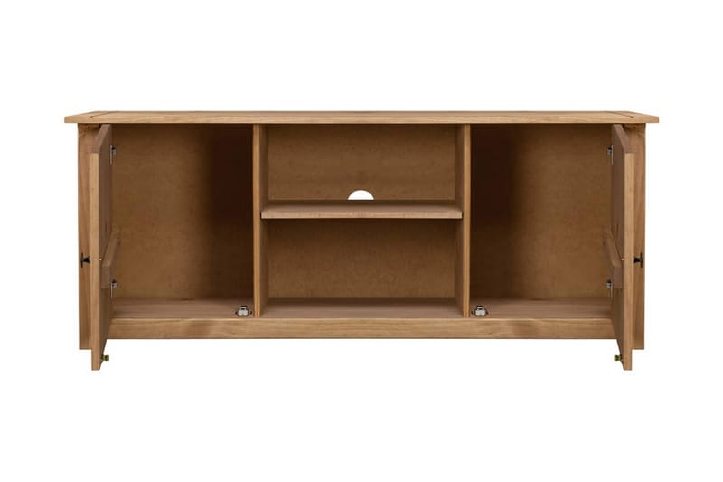 TV-benk 120x40x50 cm heltre furu Panama Range - Brun - Møbler - Mediamøbel & tv møbel - TV-benk & mediabenk