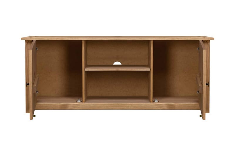 TV-benk 120x40x50 cm heltre furu Panama Range - Brun - TV-benk & mediabenk