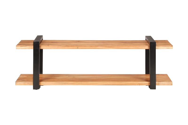 TV-benk 130x40x40 cm heltre akasie - Brun - Møbler - Mediamøbel & tv møbel - TV-benk & mediabenk