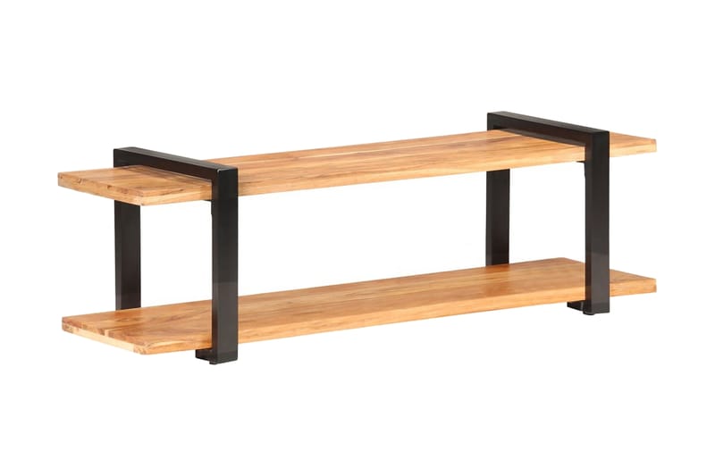 TV-benk 130x40x40 cm heltre akasie - Brun - Møbler - Mediamøbel & tv møbel - TV-benk & mediabenk