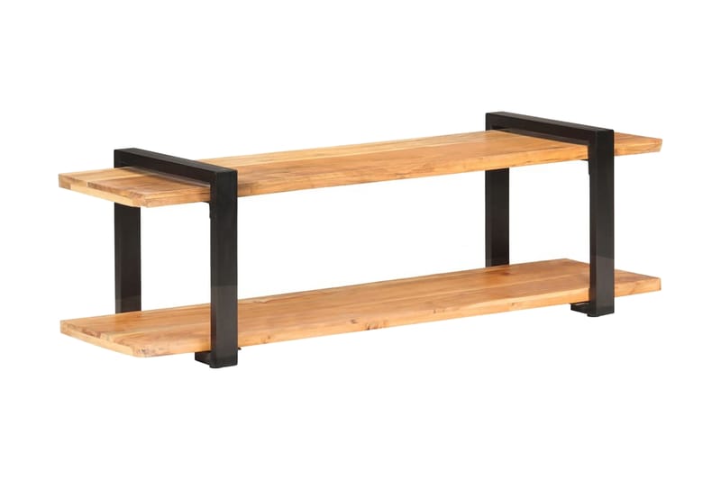TV-benk 130x40x40 cm heltre akasie - Brun - Møbler - Mediamøbel & tv møbel - TV-benk & mediabenk