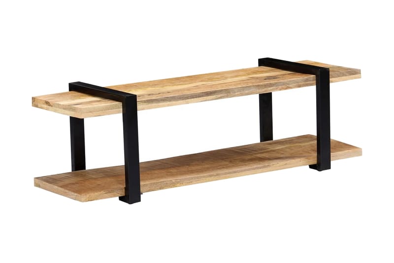 TV-benk 130x40x40 cm heltre mango - Brun - Møbler - Mediamøbel & tv møbel - TV-benk & mediabenk