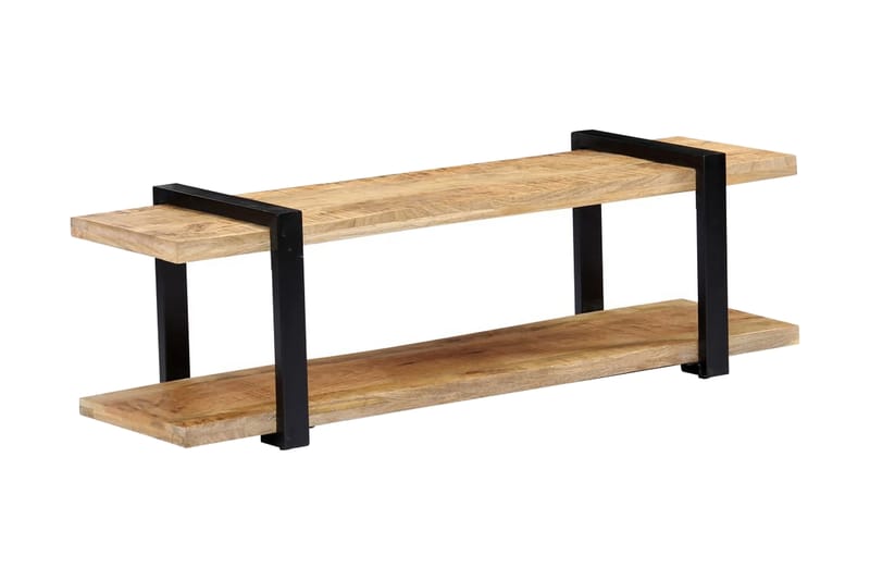 TV-benk 130x40x40 cm heltre mango - Brun - Møbler - Mediamøbel & tv møbel - TV-benk & mediabenk