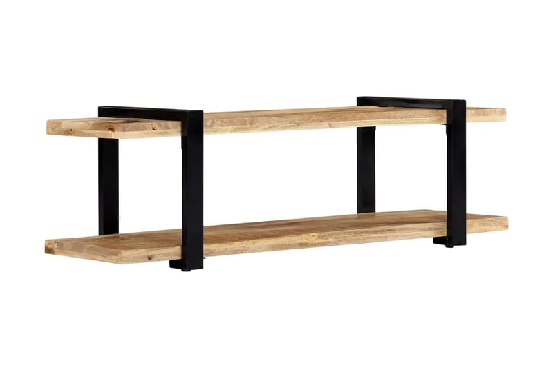 TV-benk 130x40x40 cm heltre mango - Brun - Møbler - Mediamøbel & tv møbel - TV-benk & mediabenk