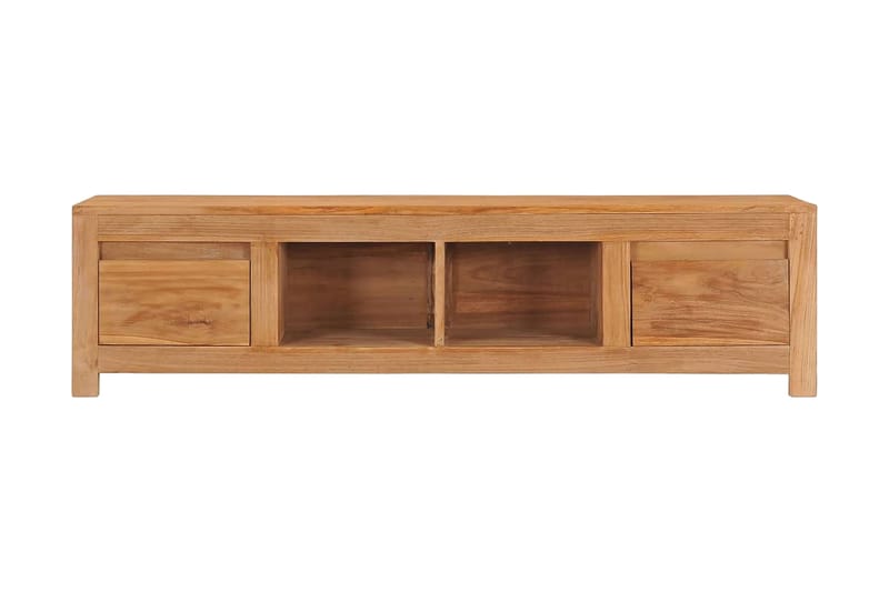 TV-benk 135x30x35 cm heltre teak - Møbler - Mediamøbel & tv møbel - TV-benk & mediabenk