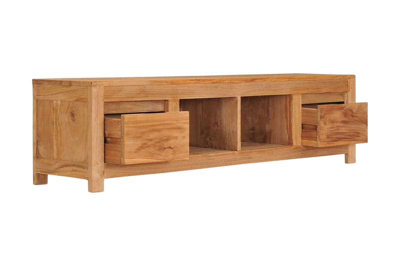 TV-benk 135x30x35 cm heltre teak - Møbler - Mediamøbel & tv møbel - TV-benk & mediabenk