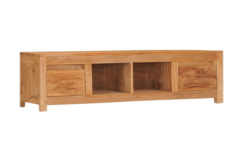 TV-benk 135x30x35 cm heltre teak - Møbler - Mediamøbel & tv møbel - TV-benk & mediabenk
