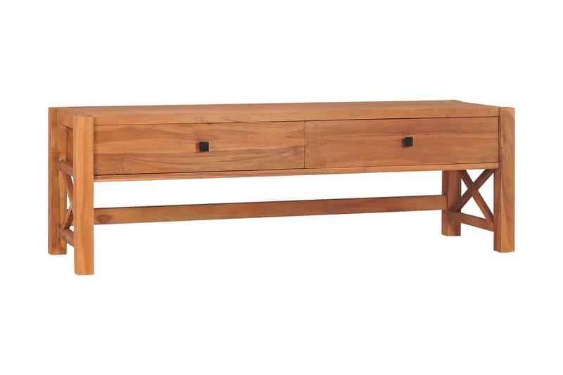 TV-benk 140x40x45 cm resirkulert teak - Brun - Møbler - Mediamøbel & tv møbel - TV-benk & mediabenk