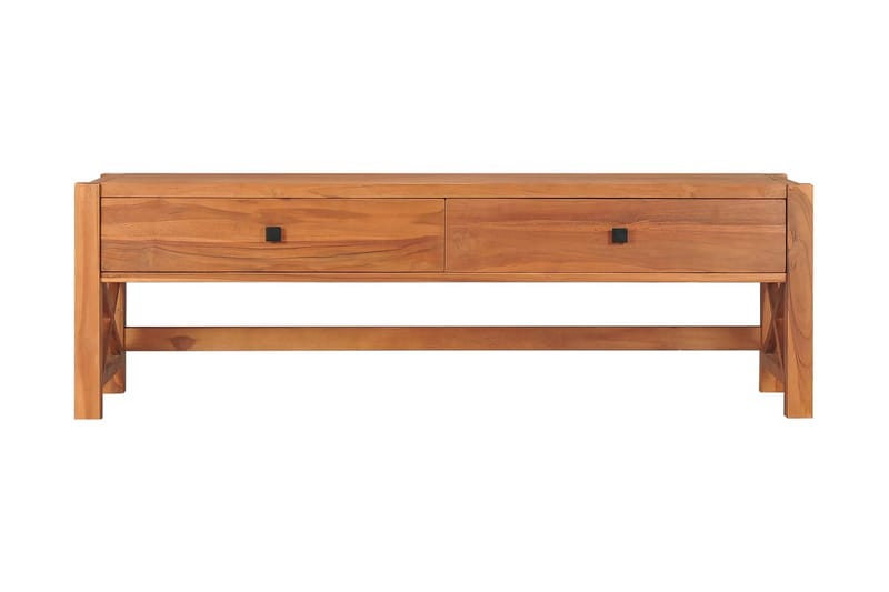 TV-benk 140x40x45 cm resirkulert teak - Brun - Møbler - Mediamøbel & tv møbel - TV-benk & mediabenk