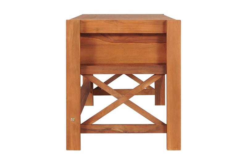TV-benk 140x40x45 cm resirkulert teak - Brun - Møbler - Mediamøbel & tv møbel - TV-benk & mediabenk