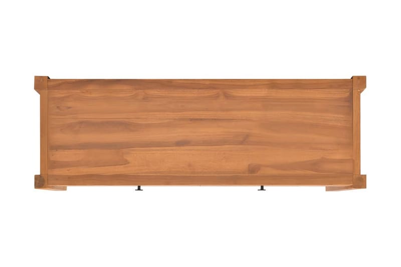 TV-benk 140x40x45 cm resirkulert teak - Brun - Møbler - Mediamøbel & tv møbel - TV-benk & mediabenk