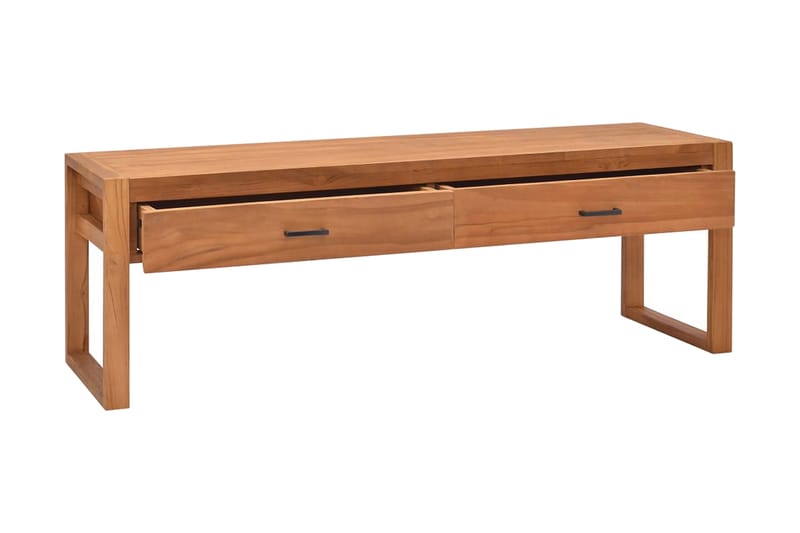 TV-benk 140x40x45 cm resirkulert teak - Brun - Møbler - Mediamøbel & tv møbel - TV-benk & mediabenk