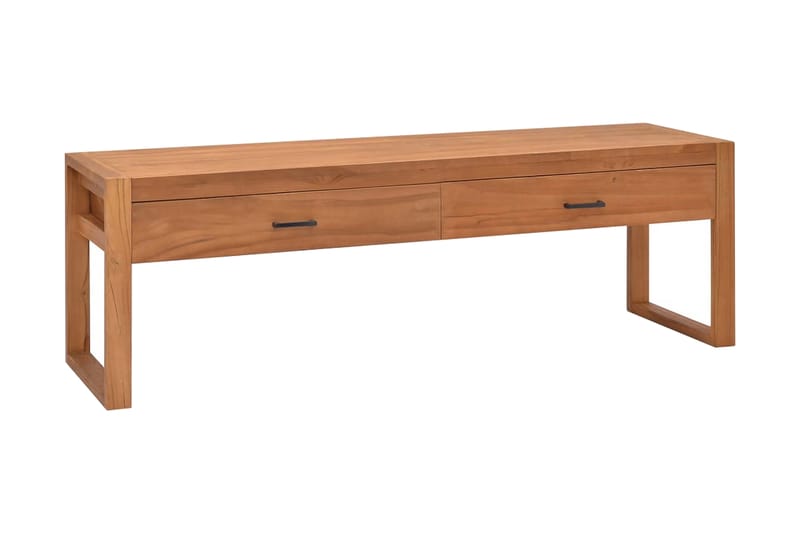 TV-benk 140x40x45 cm resirkulert teak - Brun - Møbler - Mediamøbel & tv møbel - TV-benk & mediabenk