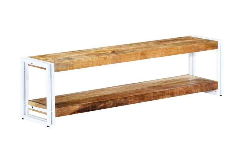TV-benk 150x30x40 cm heltre mango - Brun - Møbler - Mediamøbel & tv møbel - TV-benk & mediabenk