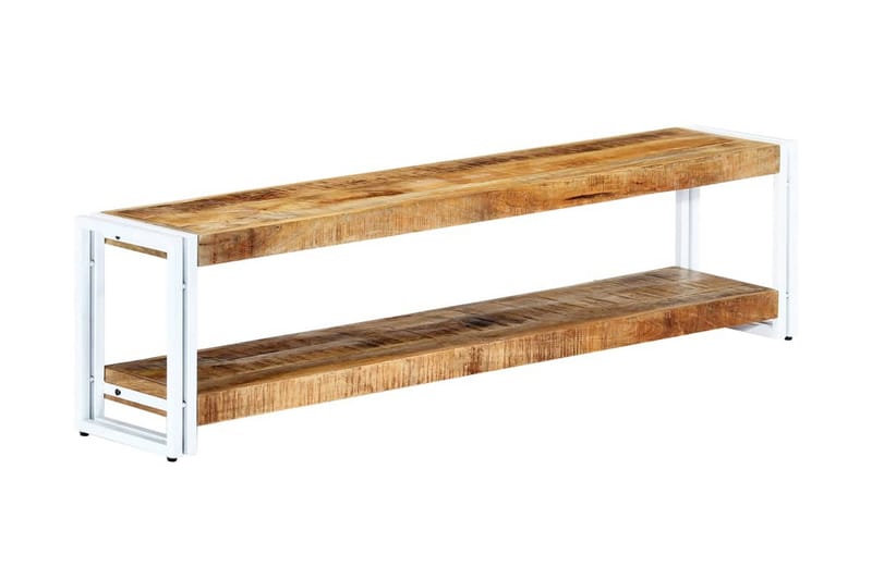 TV-benk 150x30x40 cm heltre mango - Brun - Møbler - Mediamøbel & tv møbel - TV-benk & mediabenk