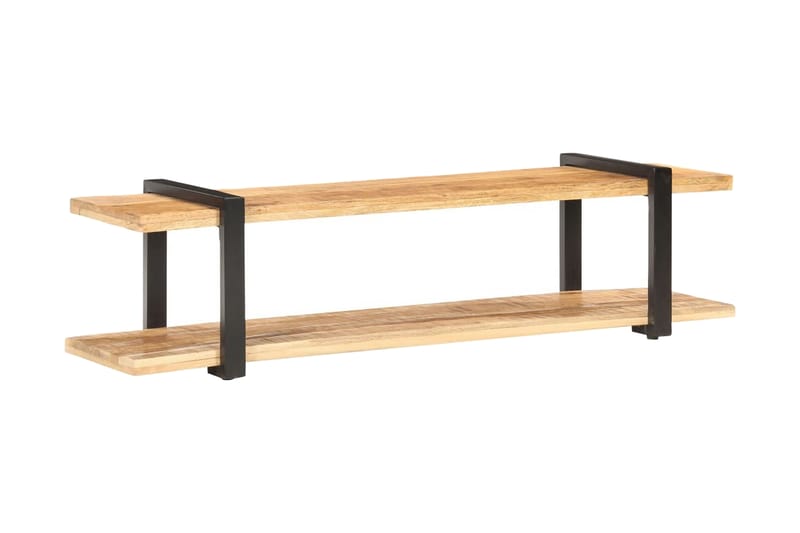TV-benk 160x40x40 cm grov heltre mango - Brun - Møbler - Mediamøbel & tv møbel - TV-benk & mediabenk
