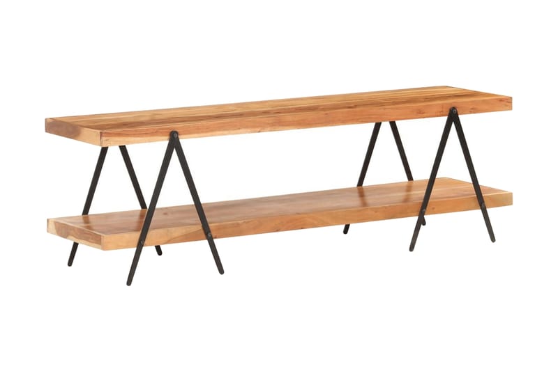 TV-benk 160x40x50 cm heltre akasie - Brun - Møbler - Mediamøbel & tv møbel - TV-benk & mediabenk