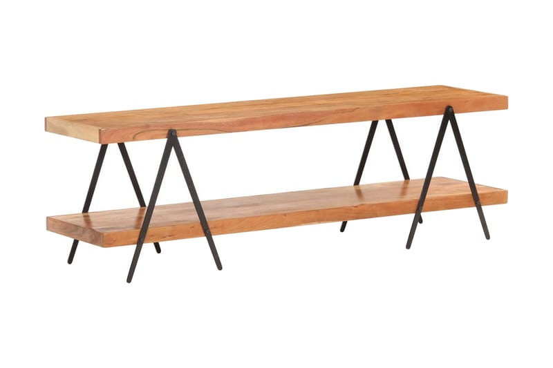 TV-benk 160x40x50 cm heltre akasie - Brun - Møbler - Mediamøbel & tv møbel - TV-benk & mediabenk