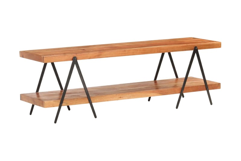 TV-benk 160x40x50 cm heltre akasie - Brun - Møbler - Mediamøbel & tv møbel - TV-benk & mediabenk