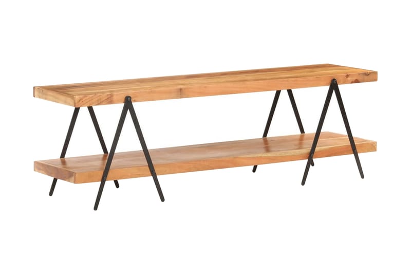 TV-benk 160x40x50 cm heltre akasie - Brun - Møbler - Mediamøbel & tv møbel - TV-benk & mediabenk