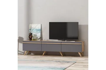 Tv-benk 180 cm - Antrasitt - Møbler - Mediamøbel & tv møbel - TV-benk & mediabenk