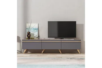Tv-benk 180 cm - Antrasitt - Møbler - Mediamøbel & tv møbel - TV-benk & mediabenk