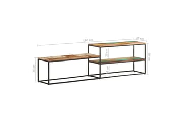 TV-benk 180x30x50 cm gjennvunnet heltre - Møbler - Mediamøbel & tv møbel - TV-benk & mediabenk