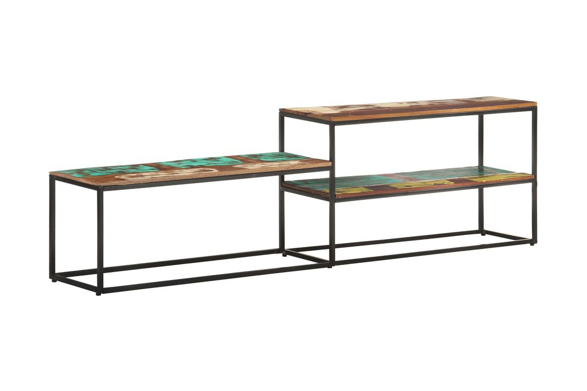 TV-benk 180x30x50 cm gjennvunnet heltre - Møbler - Mediamøbel & tv møbel - TV-benk & mediabenk