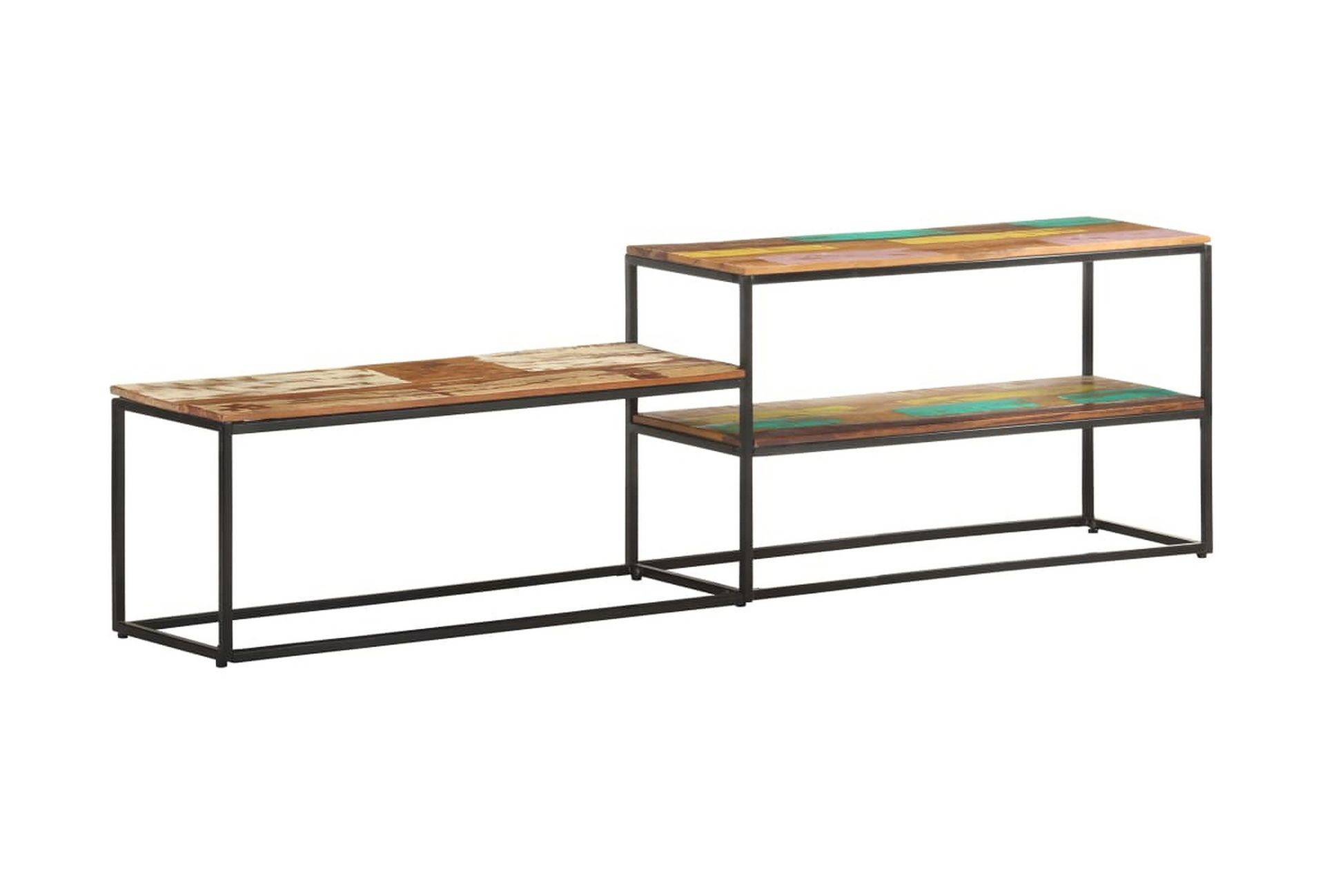 TV-benk 180x30x50 cm gjennvunnet heltre - Møbler - Mediamøbel & tv møbel - TV-benk & mediabenk