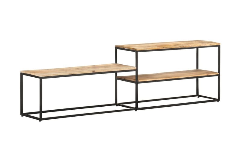 TV-benk 180x30x50 cm grovt mangotre - Møbler - Mediamøbel & tv møbel - TV-benk & mediabenk