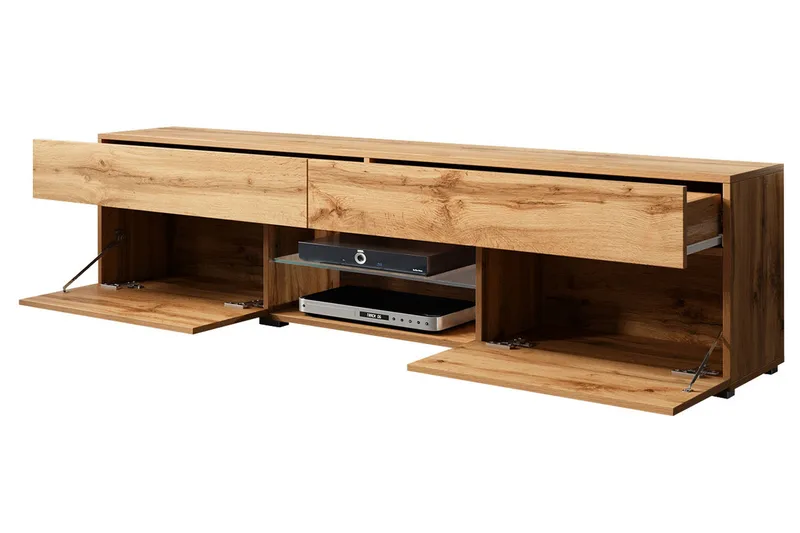 Tv-benk 180x45 cm - Hvit - Møbler - Mediamøbel & tv møbel - TV-benk & mediabenk